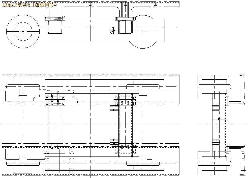 煤礦用清倉機(jī)履帶行走底盤