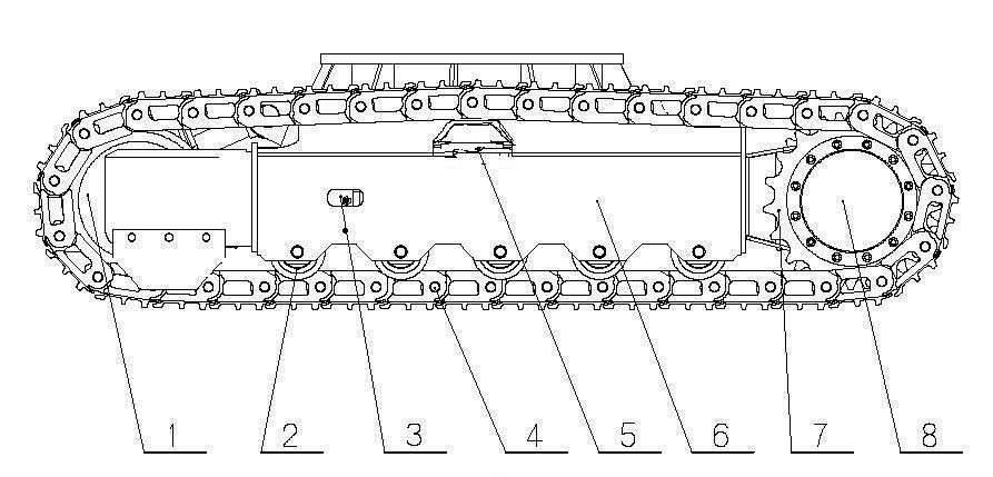 電動(dòng)挖掘機(jī)底盤(pán)