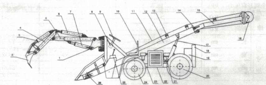 扒渣機側面圖紙