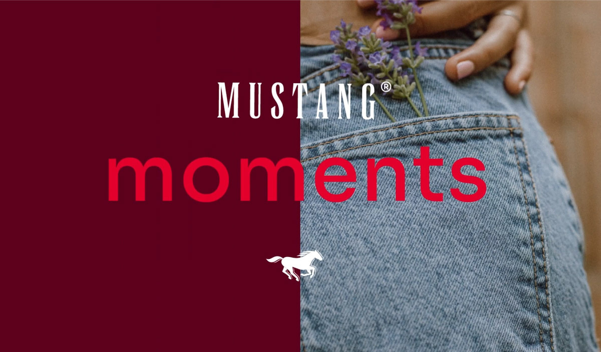 德國野馬牛仔褲 Mustang Jeans 啟用襯線體新LOGO